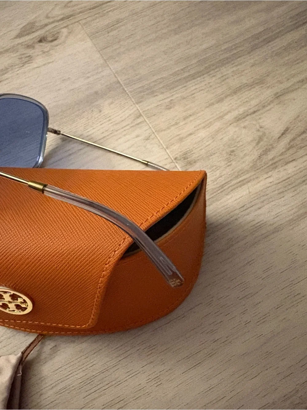 Tory Burch Blue Lens TY6101 Sunglasses With Case & Dust Cloth